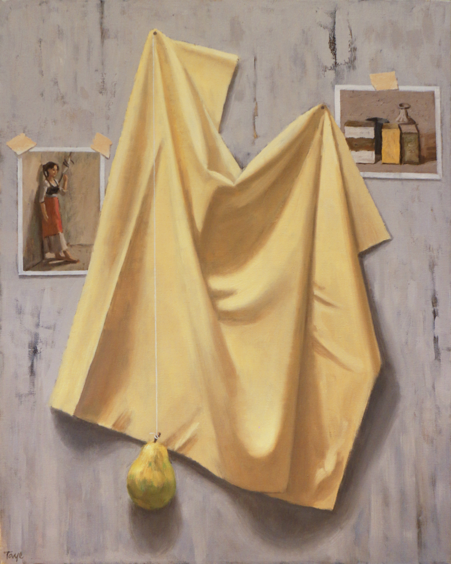 Drapery With Pear