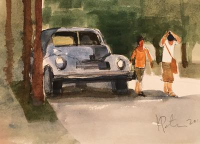 Blue Car