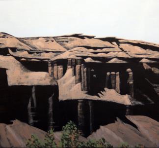 Desert Cliff (detail)