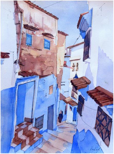 Steps, Chefchaouen, Morocco