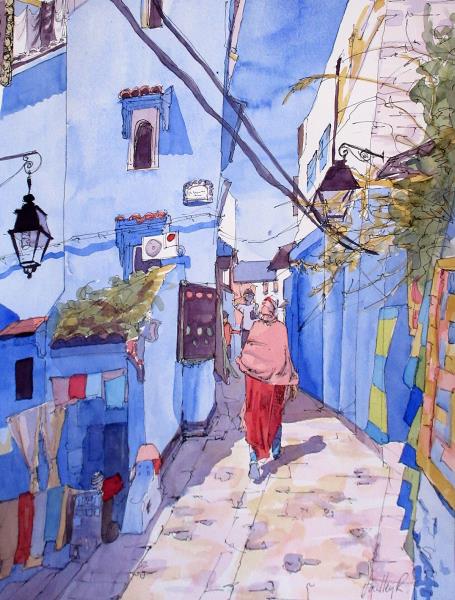 An Afternoon Walk, Chefchaouen, Morocco