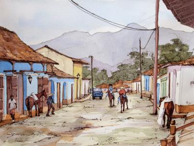 A Break in the Rain, Trinidad, Cuba