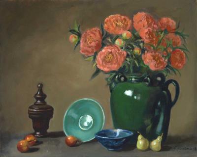 Still Life with Peonies